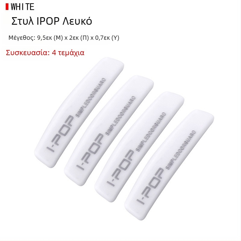 Λωρίδα αντικρούσης πόρτας – Jun Chang PVC προστατευτικό για την άκρη της πόρτας, σετ 4 τεμ., γενική εφαρμογή