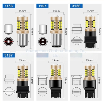 Φωτεινή λυχνία LED φρένων αυτοκινήτου για 1156/1157/3156/3157/7440/7443 - 12-24V, 1000 lm, 30.000 ώρες, 3.6 W, αλουμινένιο περίβλημα