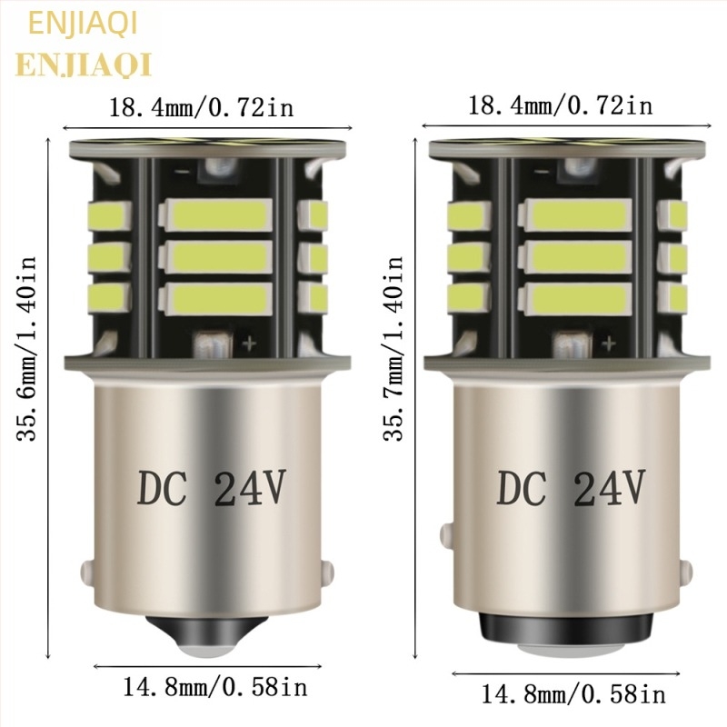 24V LED φως σήματος στροφής για φορτηγό, φως οπισθοπορείας και φρένων, μοντέλο 7020 21SMD, 6000–6500K, 3.7W, 50 000 h