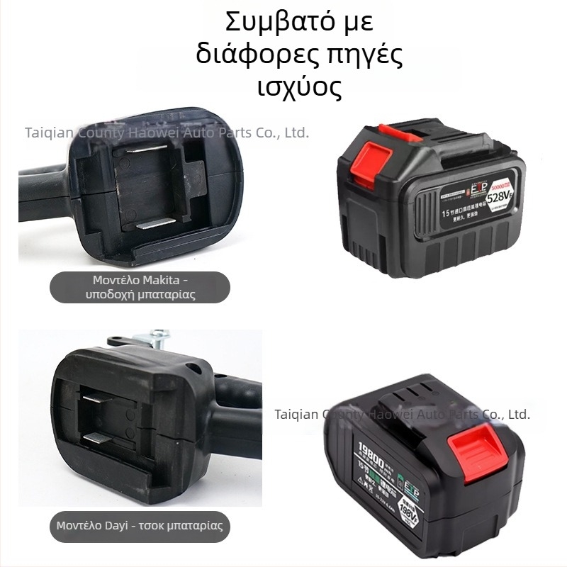 Φορητό LED φως εργασίας με μπαταρία λιθίου, 12–80V, 5000 lm για επείγουσες επισκευές