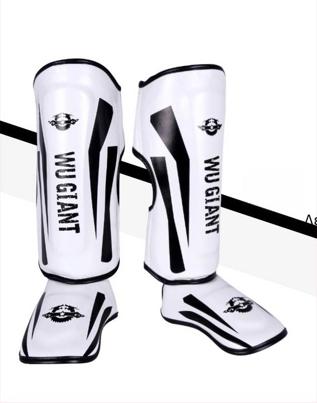 Προστατευτικά κνήμης για Σάντα και Πυγμαχία, Παχύτερη επένδυση με PU και EVA αφρό υψηλής φούσκας, Προστασία κάτω κνήμης για πολεμικές τέχνες και προπόνηση