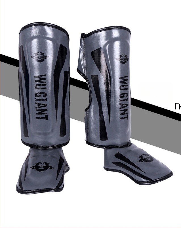 Προστατευτικά κνήμης για Σάντα και Πυγμαχία, Παχύτερη επένδυση με PU και EVA αφρό υψηλής φούσκας, Προστασία κάτω κνήμης για πολεμικές τέχνες και προπόνηση