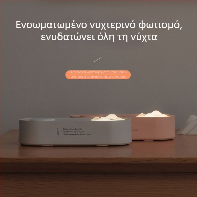 Υγραντήρας φιάλης νερού με τροφοδοσία USB, 1 έξοδος ομίχλης, δεξαμενή 1,0–2,5 L, για 31–40 τ.μ., αρωματοθεραπεία, σιωπηρή ατμοποίηση