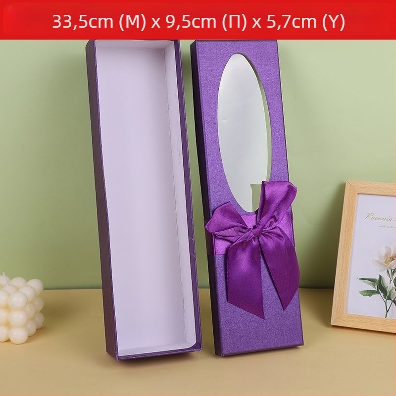 Κουτί δώρου λουλουδιών με σχέδιο σταυροκόμβου, ορθογώνιο σχήμα, διάταξη μπουκέτου τριαντάφυλλων