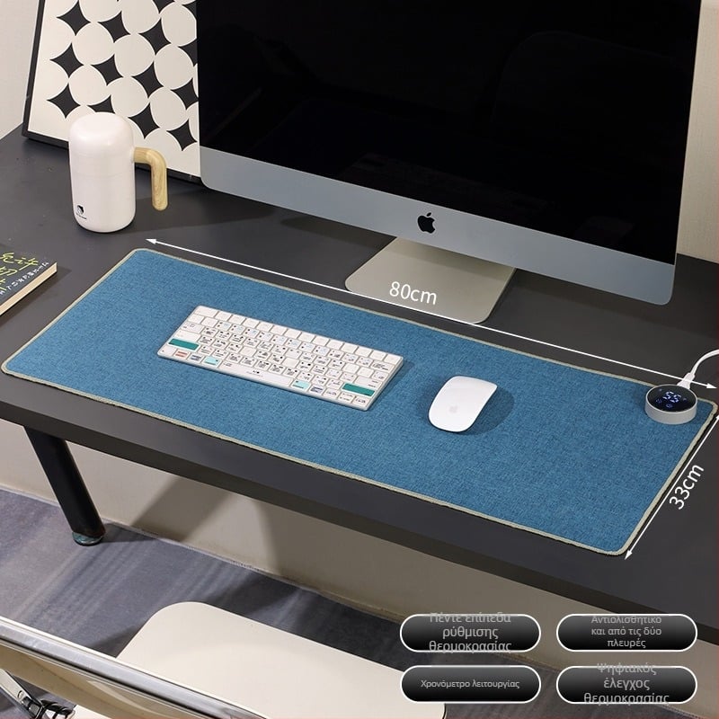 Baiyi θερμαινόμενη επιφάνεια για ποντίκι – PU υλικό, αλουμινένια πλάκα διάχυσης θερμότητας, 220V 85W, προστασία από υπερθέρμανση