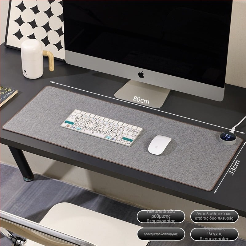 Baiyi θερμαινόμενη επιφάνεια για ποντίκι – PU υλικό, αλουμινένια πλάκα διάχυσης θερμότητας, 220V 85W, προστασία από υπερθέρμανση