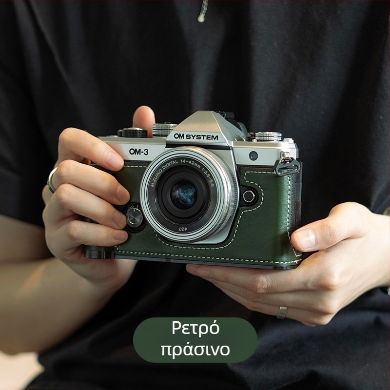 Τσάντα φωτογραφικής μηχανής από γνήσιο δέρμα, στυλ τσάντας χειρός, unisex, Άνοιξη 2025