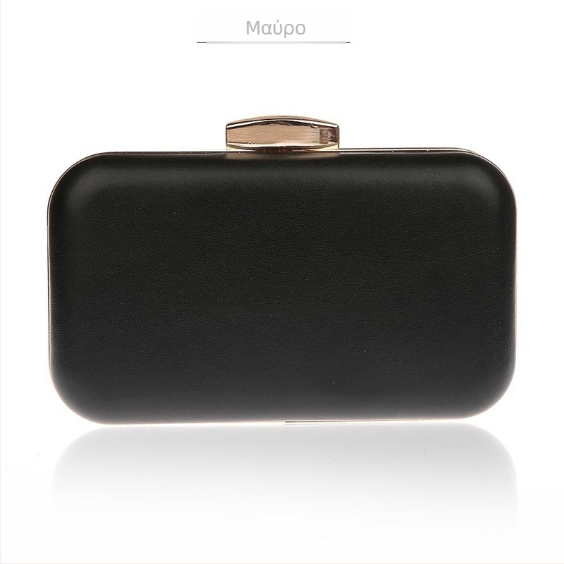 Βραδινή τσάντα PU δέρμα, clutch με θήκη για κινητό, σκληρό κλείσιμο με καπάκι, οριζόντιο τετράγωνο σχήμα