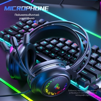 Wolf Spider S611 ενσύρτα ακουστικά για παιχνίδια με μικρόφωνο — 50 mm οδηγοί, εύρος συχνοτήτων 20–20 kHz, αντίσταση 20+15%, βύσμα 3,5 mm