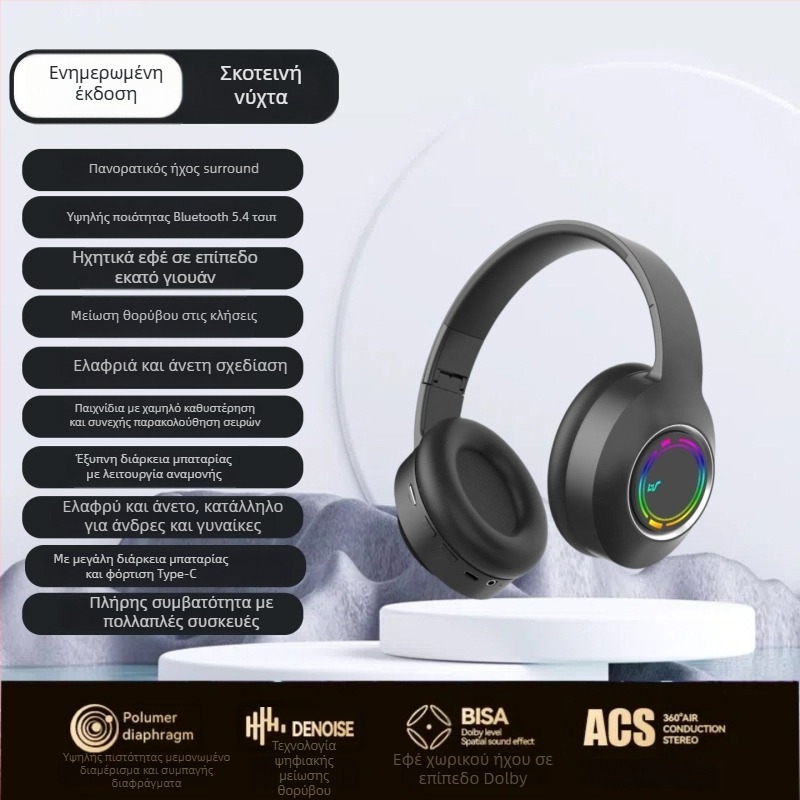 Ασύρματα Bluetooth ακουστικά για παιχνίδια με μικρόφωνο – στερεο ήχος, χαμηλή καθυστέρηση στα esports