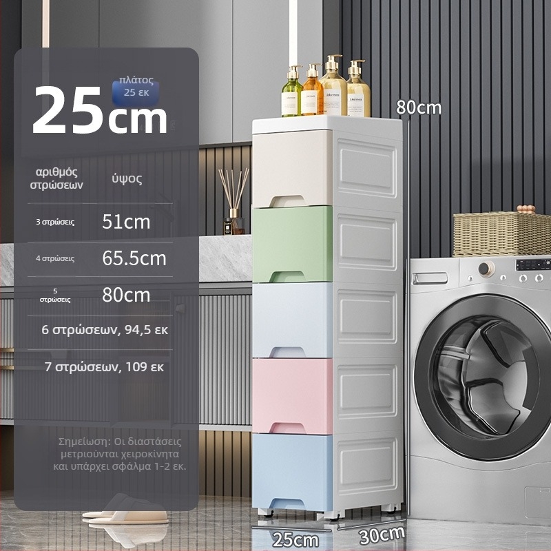 Ντουλάπι αποθήκευσης με συρτάρια για κενά — πλαστικό, σταθερό στο πάτωμα, απλό και μοντέρνο στυλ, 5 кг, Na likes