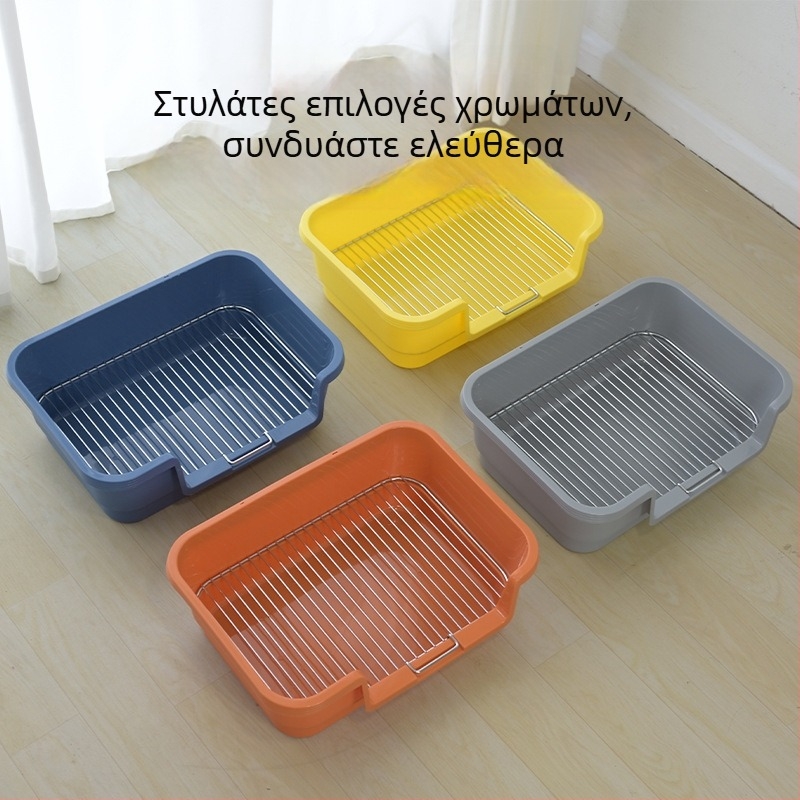 Κουτί τουαλέτας σκύλου με προστασία από πιτσιλίσματα ούρων και εύκολο καθάρισμα (Υλικό: Πλαστικό; Μάρκα: Άλλο; Εισαγόμενο: Όχι; Ιδιωτικές μάρκες: Ναι)