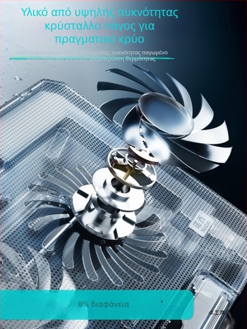 Βάση ψύξης Dell φορητού υπολογιστή – Αερόψυξη, Αθόρυβη Λειτουργία, Για gaming φορητούς υπολογιστές, Κομψός Σχεδιασμός