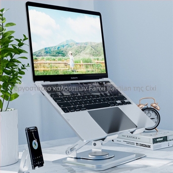 Βάση φορητού υπολογιστή με περιστρεφόμενη λειτουργία από κράμα αλουμινίου, μοντέλο JT16A-R, κατάλληλη για 10–17 ιντσών, βάρος 0,4 кг