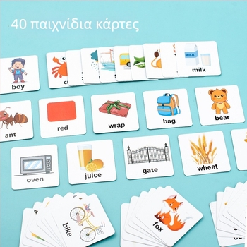 Ξύλινες κάρτες λέξεων για την Μοντεσσόρι πρώιμη εκπαίδευση – μπλοκ κατασκευής για παιδιά 4–6 ετών, παιχνίδι ορθογραφίας, OEM λογότυπο