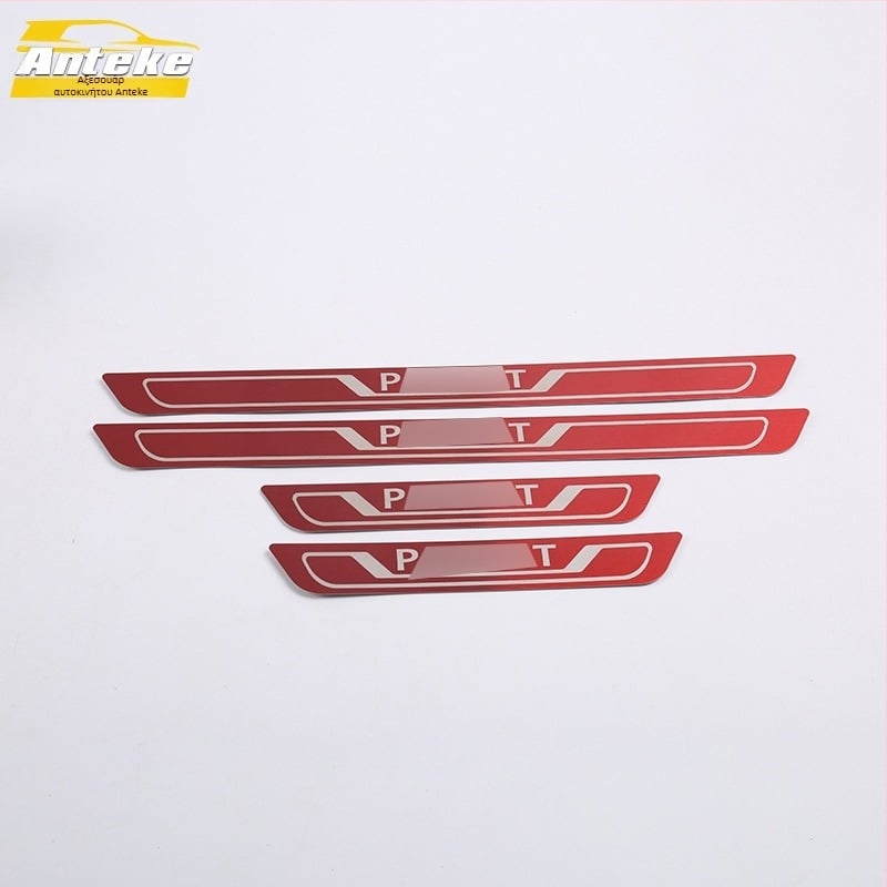 Ράγα κατωφλίου Passat από ανοξείδωτο ατσάλι, με πεζοπορικό υποδοχής και προστασία πορτμπαγκάζ από κρούσεις; Διαθέσιμη παραμετροποίηση επεξεργασίας; χωρίς εκτυπωμένο λογότυπο; αδειοδοτούμενη ιδιωτική ετικέτα