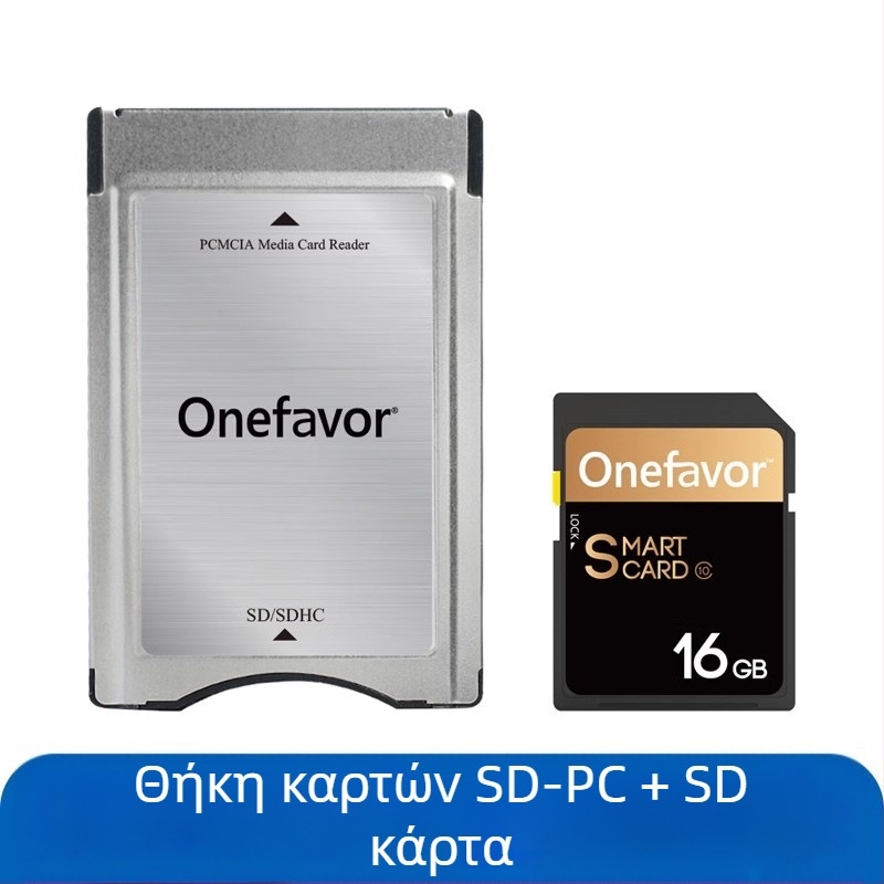 PCMCIA SD Κάρτα Αναγνώστης-Αντάπτορας CF προς PC Card Sleeve, Πλαστικό, 15 g, Εξωτερική Εγκατάσταση