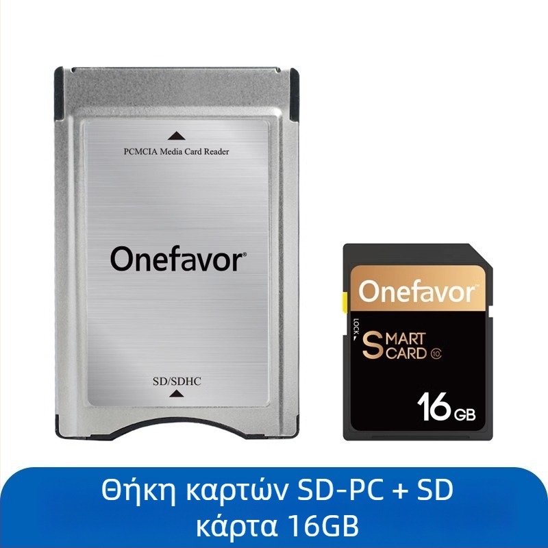 PCMCIA SD Κάρτα Αναγνώστης-Αντάπτορας CF προς PC Card Sleeve, Πλαστικό, 15 g, Εξωτερική Εγκατάσταση