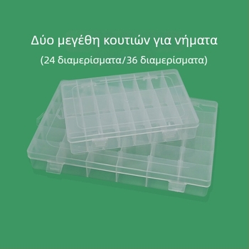 Μανιβέλα για μπομπίνες, χειροκίνητο σετ με πίνακα περιτύλιξης και κουτί αποθήκευσης για κλωστές σταυροβελονιάς