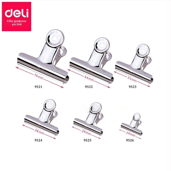 Deli μεταλλικός κλιπ - οργάνωση γραφείου για αποδείξεις και εισιτήρια