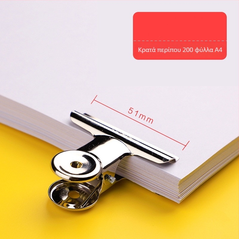 Deli μεταλλικός κλιπ - οργάνωση γραφείου για αποδείξεις και εισιτήρια