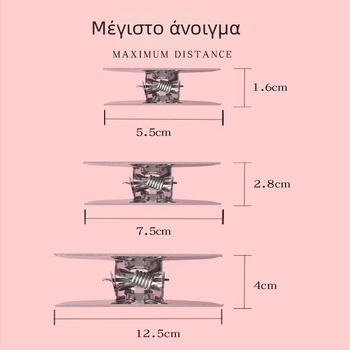 RS Μεγάλος κλιπ από ανοξείδωτο ατσάλι για την τέχνη