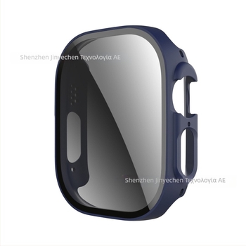 Κάλυμμα απορρήτου Apple Watch S11/10/9 με προστασία οθόνης από tempered glass και ενσωματωμένο PC περίβλημα