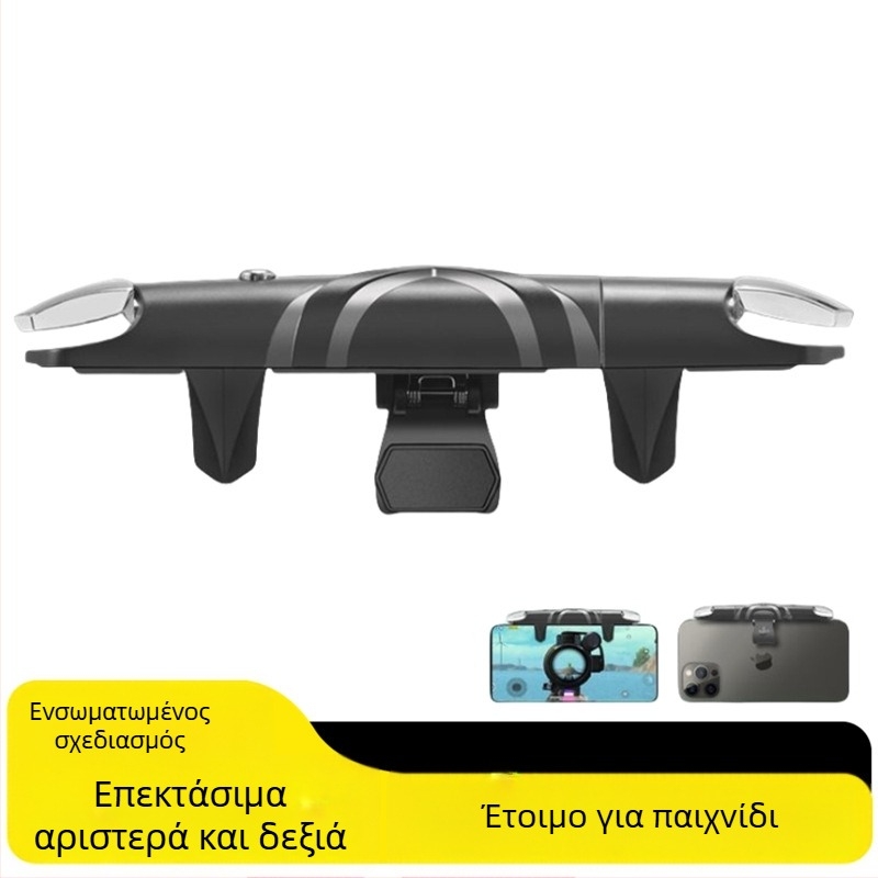 Ασύρματος ελεγκτής παιχνιδιών για κινητά με κατασκευή από ABS+κράμα, με ανάδραση ισχύος, συμβατός με Android και iPhone, μοντέλο Z4