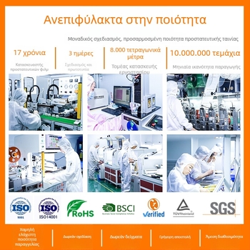 Προστατευτικό οθόνης από γυαλί για iPhone 17/16 Pro – HD ευκρίνεια, προστασία απορρήτου, αντίσταση στη σκόνη, αντοχή σε πτώσεις