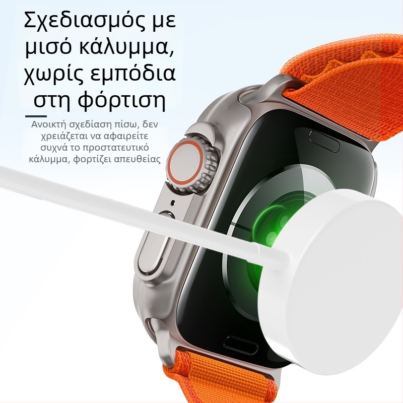 PC προστατευτικό περίβλημα για Apple Watch iWatchs10/8/7/SE με ενσωματωμένο προστατευτικό οθόνης