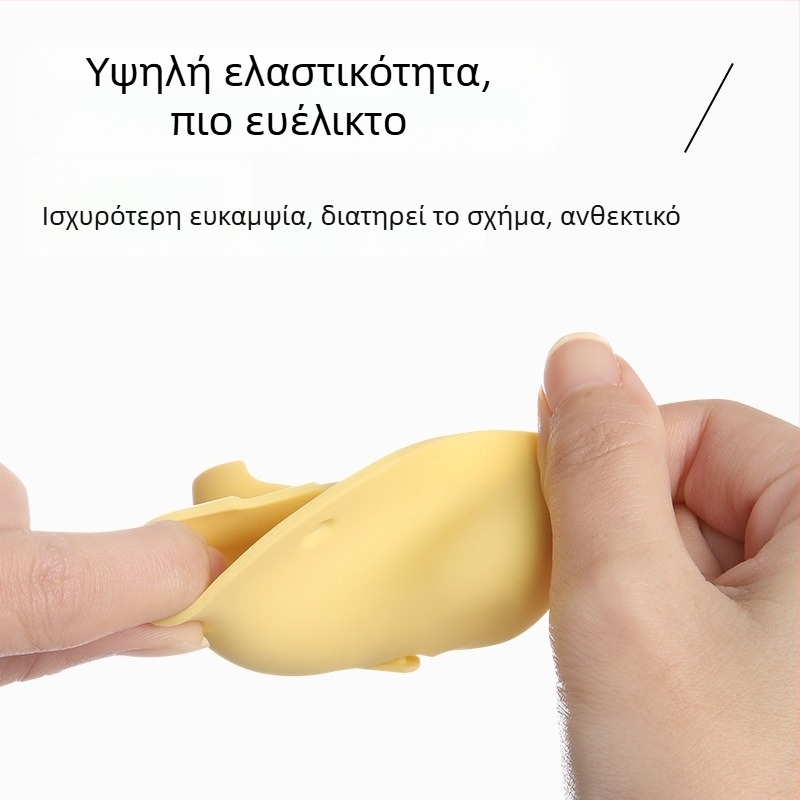 Θήκη προστασίας AirPods 4ης γενιάς, από υγρή σιλικόνη, χύτευση με έγχυση, φορητό μαλακό κάλυμμα