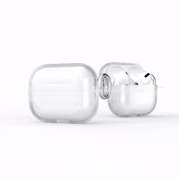 AirPods Pro3 (2025) Glitter θήκη προστασίας – σκληρή θήκη, κατασκευή με έγχυση, καθολική, με δυνατότητα προσαρμογής