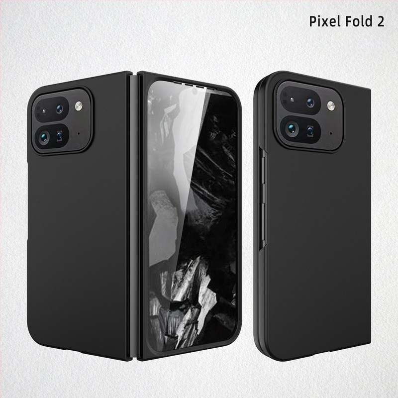 Θήκη τηλεφώνου για Google Pixel 10 Pro Fold με υφή δέρματος και επίστρωση λαδιού σε μορφή ψεκασμού, ενσωματωμένος προστατευτικός φιλμ οθόνης, αντι-δακτυλικό, ανθεκτικό σε πτώσεις