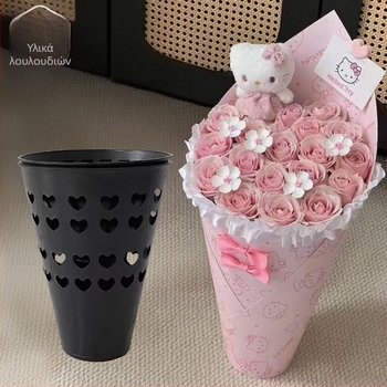 Εργαλείο περιτύλιξης λουλουδιών για ύψωση μπουκέτων, πλαστικό, συσκευασία 60 τεμάχια ανά τεμάχιο, αποτύπωση