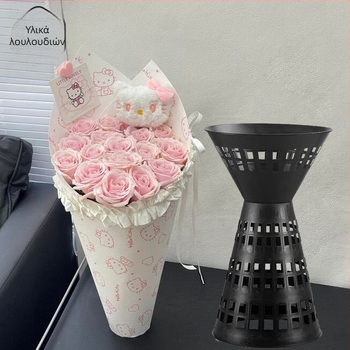 Εργαλείο περιτύλιξης λουλουδιών για ύψωση μπουκέτων, πλαστικό, συσκευασία 60 τεμάχια ανά τεμάχιο, αποτύπωση