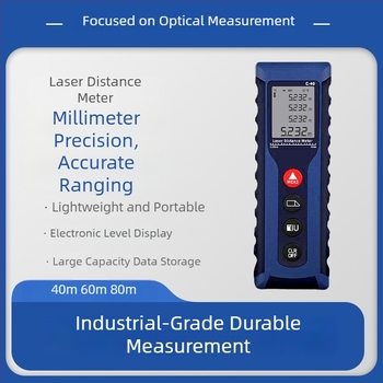 Χειροκίνητος μετρητής απόστασης με λέιζερ, υψηλής ακρίβειας, πολυλειτουργικός υπέρυθρος μετρητής, ακριβής μέτρηση δωματίων, ηλεκτρονικός χάρακας