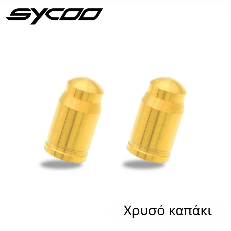 Sycoo Καπάκι βαλβίδας Presta από τιτάνιο για ορεινό ποδήλατο, προστασία από τη σκόνη