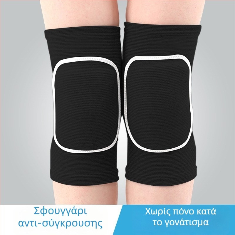 Feiyali επιγονατιδικά γόνατα για χορό και γυμναστική, ναϊλον υλικό, προστασία γόνατος