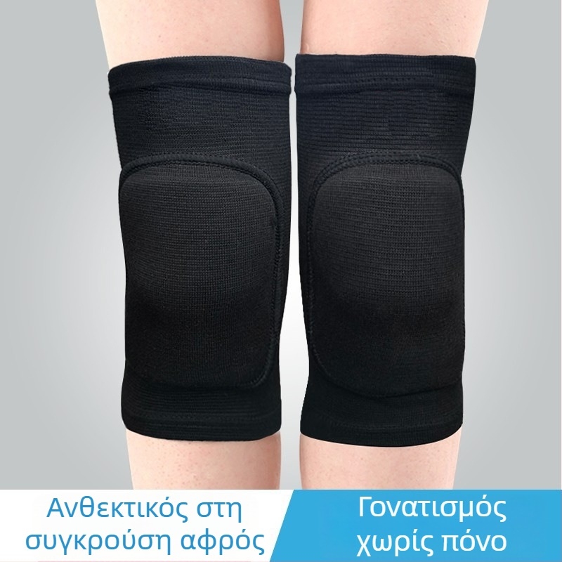 Feiyali επιγονατιδικά γόνατα για χορό και γυμναστική, ναϊλον υλικό, προστασία γόνατος