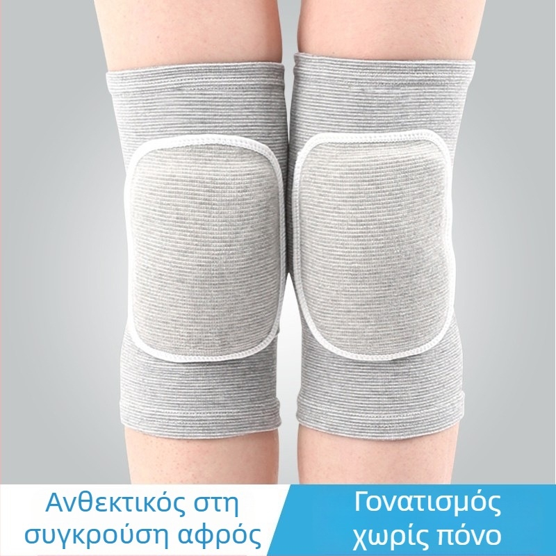 Feiyali επιγονατιδικά γόνατα για χορό και γυμναστική, ναϊλον υλικό, προστασία γόνατος