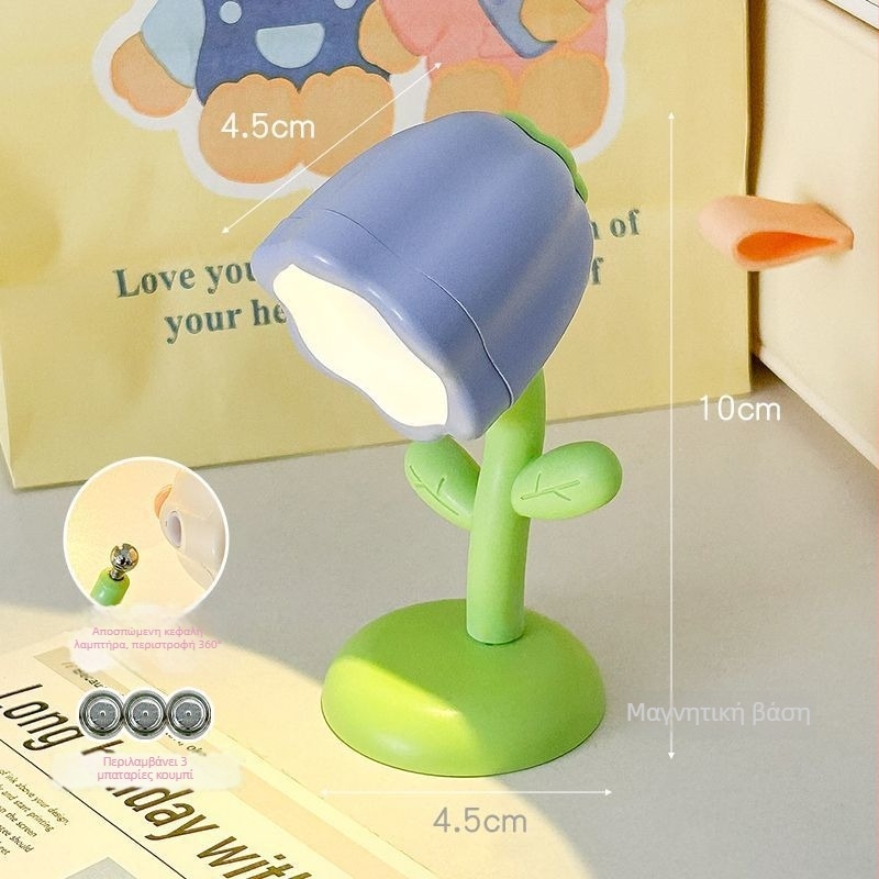 Δημιουργικό μικρό φως-λουλούδι νυχτερινό φως – LED επιτραπέζιο διακοσμητικό για υπνοδωμάτιο (Πηγή φωτός: LEDs; Μάρκα: Liberal arts; Υλικό: Other; Προέλευση: Other; Τύπος σκιάς: Other)