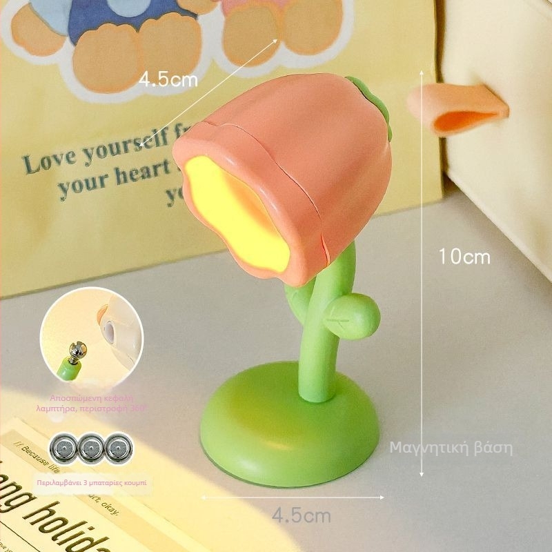 Δημιουργικό μικρό φως-λουλούδι νυχτερινό φως – LED επιτραπέζιο διακοσμητικό για υπνοδωμάτιο (Πηγή φωτός: LEDs; Μάρκα: Liberal arts; Υλικό: Other; Προέλευση: Other; Τύπος σκιάς: Other)