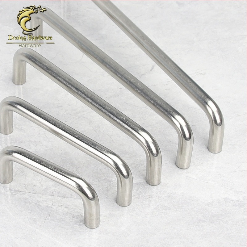 Λαβή επίπλων U-σχήματος από ανοξείδωτο χάλυβα 304/201 για ντουλάπες, συρτάρια και πόρτες επίπλων – επιχρωμιωμένη επιφάνεια, μοντέρνο μινιμαλιστικό σχέδιο