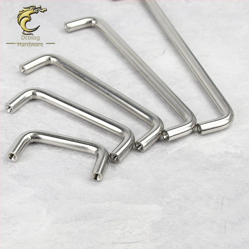 Λαβή επίπλων U-σχήματος από ανοξείδωτο χάλυβα 304/201 για ντουλάπες, συρτάρια και πόρτες επίπλων – επιχρωμιωμένη επιφάνεια, μοντέρνο μινιμαλιστικό σχέδιο