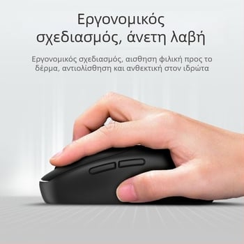 Lenovo ThinkPlus WL300 Ασύρματο οπτικό ποντίκι 2.4G, 2400 DPI, 3 κουμπιά, USB, Συμβατό με επιτραπέζιους υπολογιστές