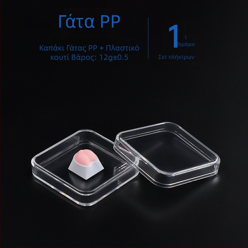 Δοκιμαστής διακοπτών πληκτρολογίου από κρυστάλλινο PC, μηχανικός άξονας με πράσινο άξονα, υποστηρίζει 4+ ασύρματες συσκευές και προσαρμοζόμενη θήκη καπακιών πλήκτρων