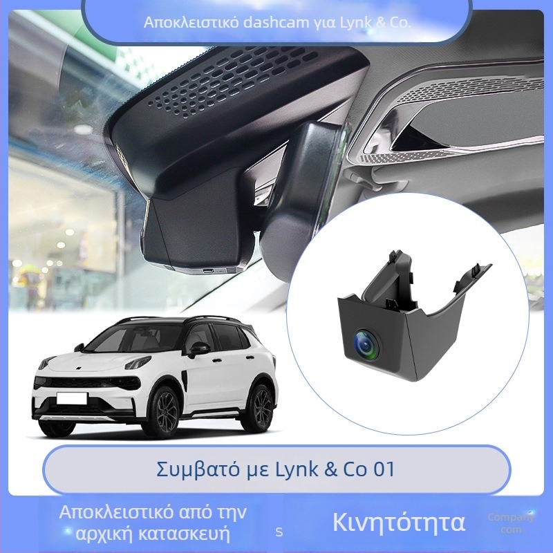 Κάμερα οδήγησης με εμπρός και πίσω διπλή κάμερα, 4K (2160P), 140° ευρυγώνιο πεδίο, Wi‑Fi, υποστήριξη TF κάρτας έως 256GB