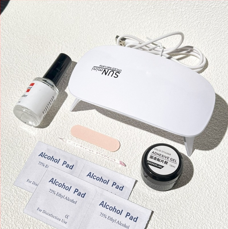 Λάμπα στέγνωσης νυχιών για gel μανικιούρ, φορητή χειρός, σετ πέντε τεμαχίων