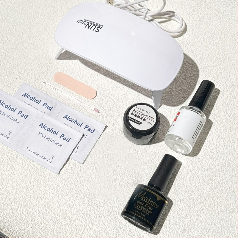 Λάμπα στέγνωσης νυχιών για gel μανικιούρ, φορητή χειρός, σετ πέντε τεμαχίων