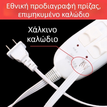 Ηλεκτρική θέρμανση πλάκας με διακόπτη για γουρουνάκια και θερμοστάτη συνεχούς ρύθμισης – έλεγχος θερμοκρασίας έως 60°C